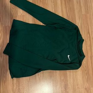Green Nike long sleeve top